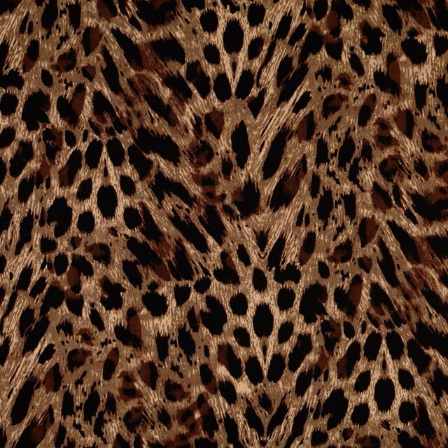 Viskose satin tierfelle sand