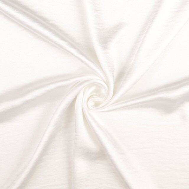 Satin Stoff weiß
