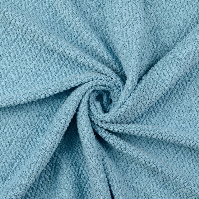 Frottee Jersey gestrickt türkis