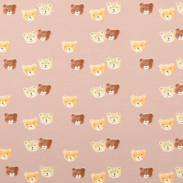 Baumwolljersey bären braun