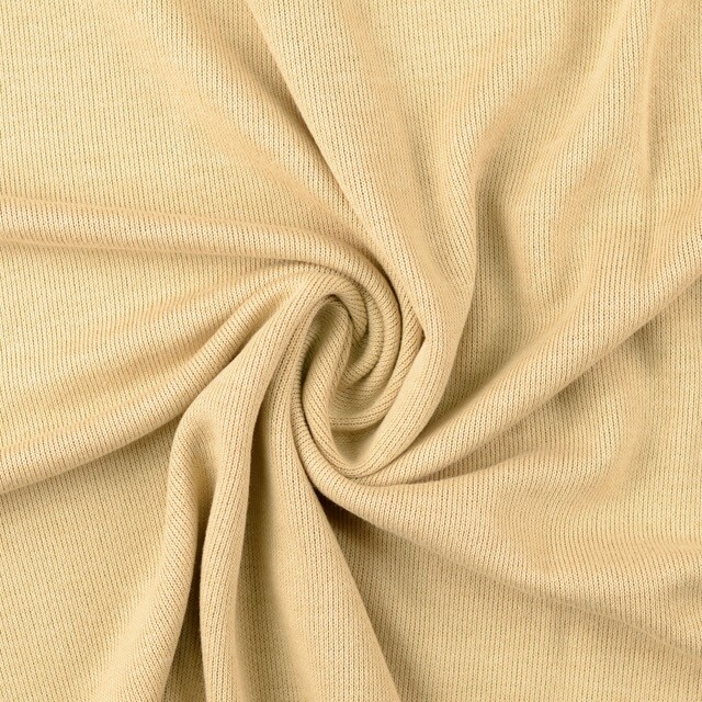 Strickjersey uni sand
