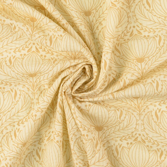 Seersucker ornamente beige