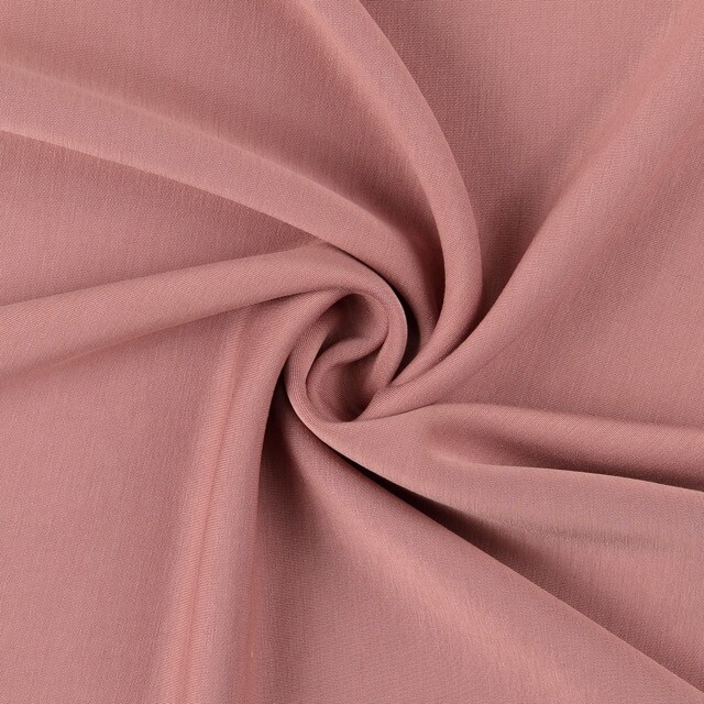 Scuba stoff garngefärbt uni altrosa