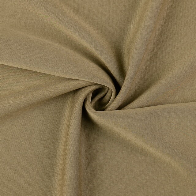Scuba stoff garngefärbt uni grünbeige