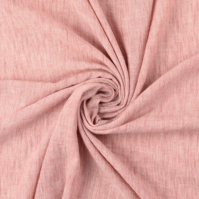 Leinen look stoff uni braun