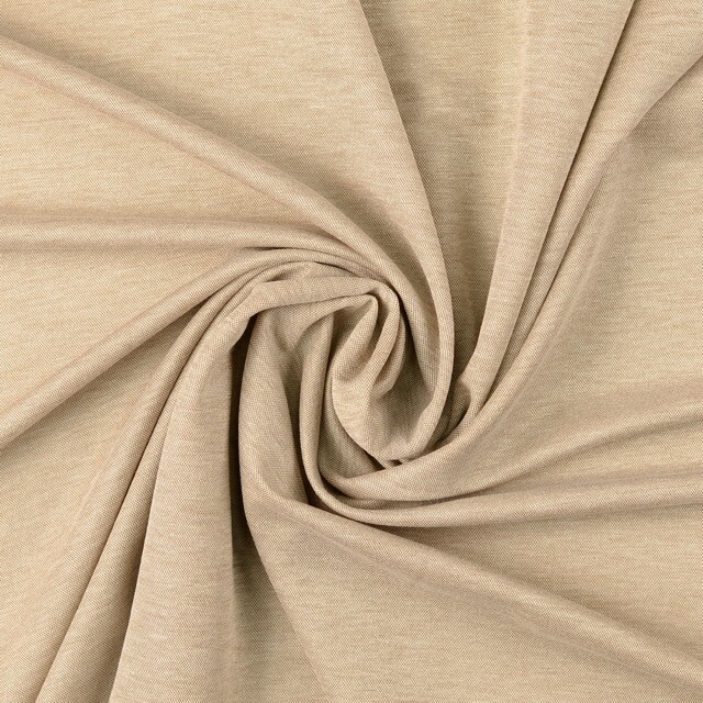 Heavy knit melange garngefärbt uni beige