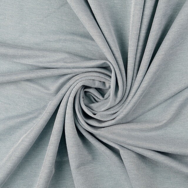 Heavy knit melange garngefärbt uni petrol