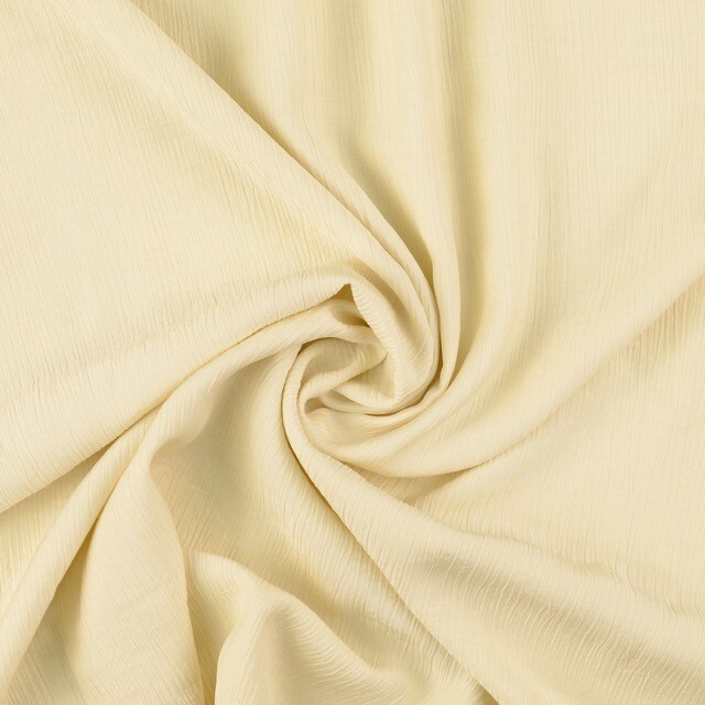 Viskose popeline crushed uni nude