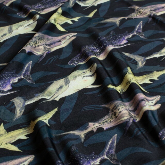 Schwimmanzug Jersey Haie marine