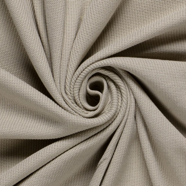 Strickjersey beige