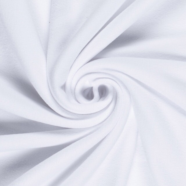 Microfleece weiß