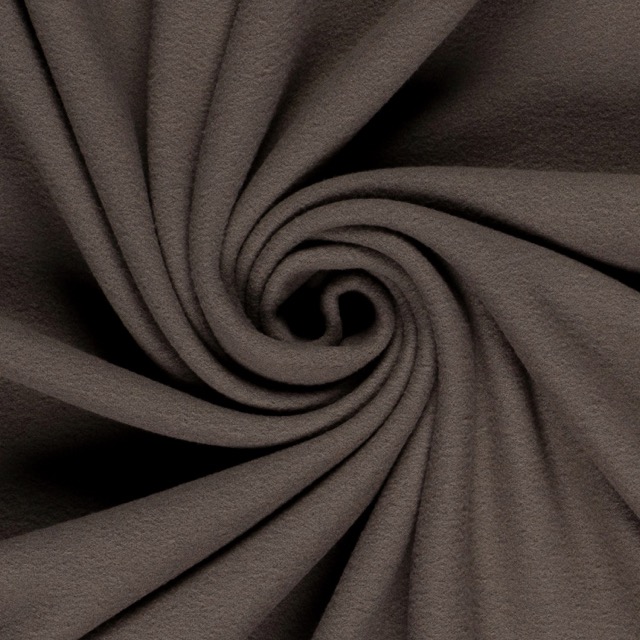 Microfleece taupe grau