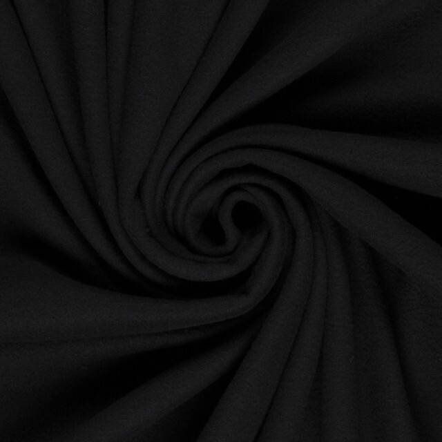 Microfleece schwarz