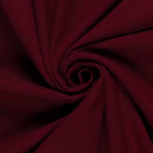 Mantelflausch Wool Touch bordeaux