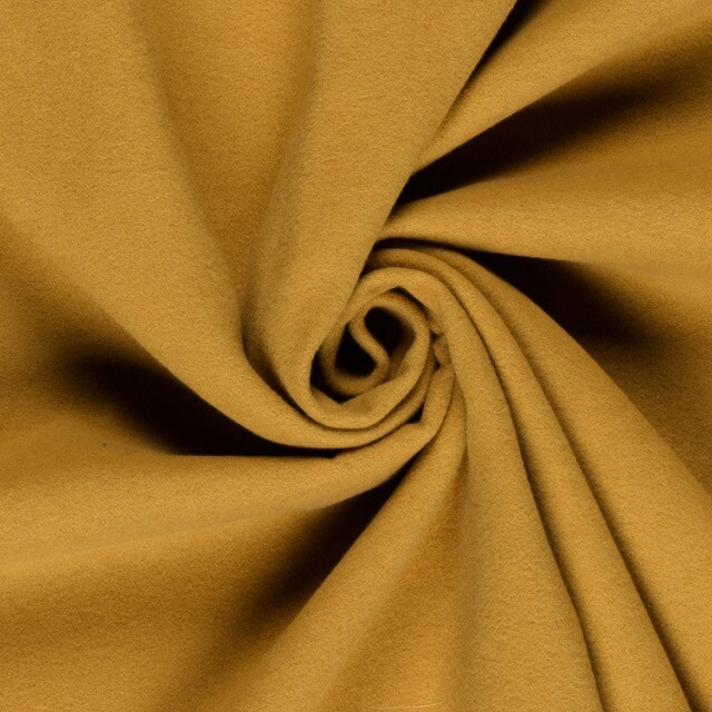 Mantelflausch Wool Touch ocker