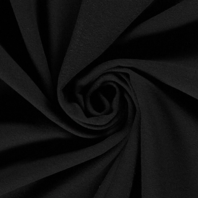 Mantelflausch Wool Touch schwarz
