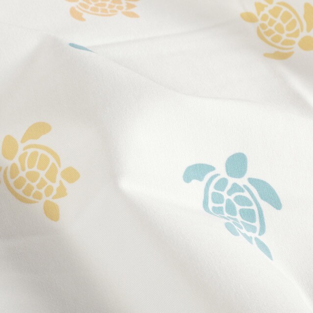 Baumwolljersey schildkröte offwhite