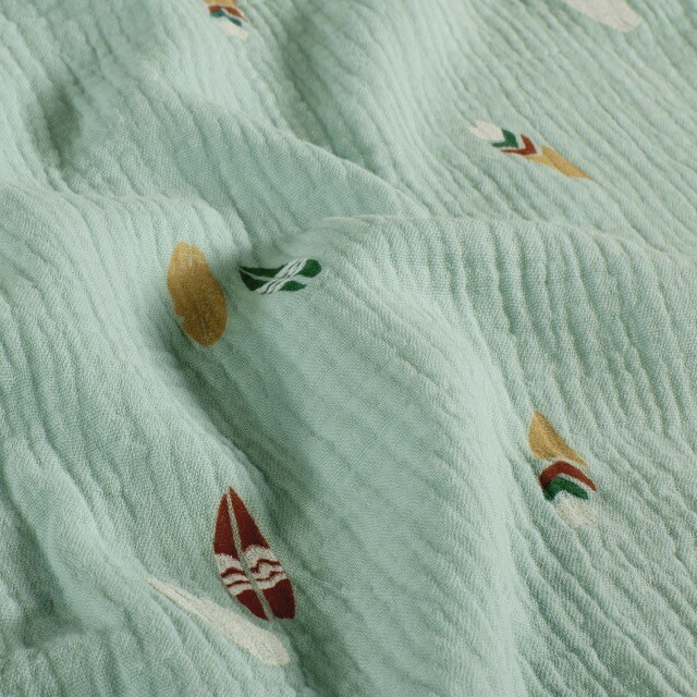 Baumwoll musselin sommer babyblau