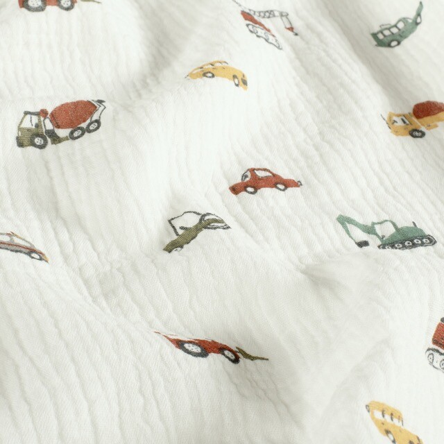 Baumwoll musselin fahrzeuge offwhite