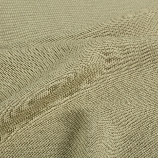 Strickstoff uni khaki grün