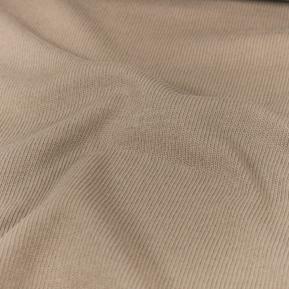 Strickstoff Uni taupe braun