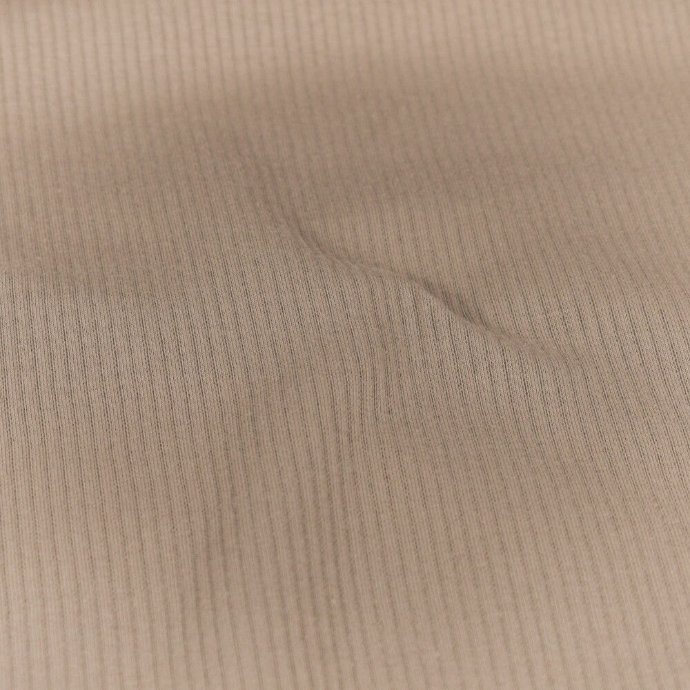 Ripp Jersey Uni taupe braun