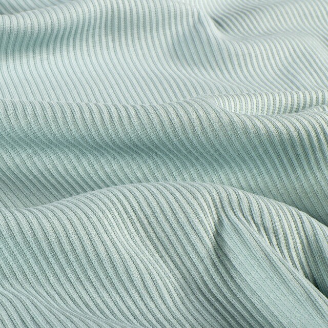Ripp jersey uni eisblau