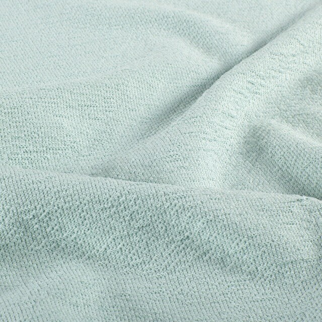 Terry krepp uni eisblau