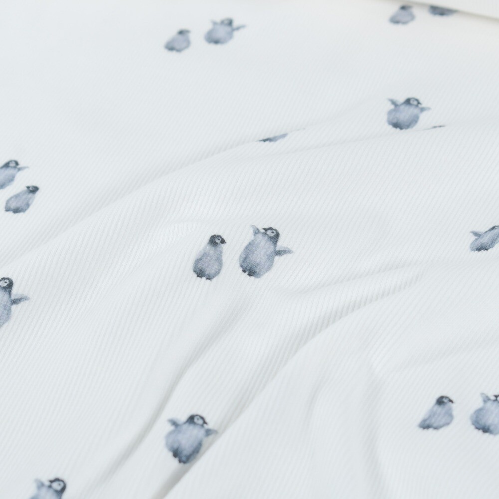 Ripp jersey pinguine offwhite