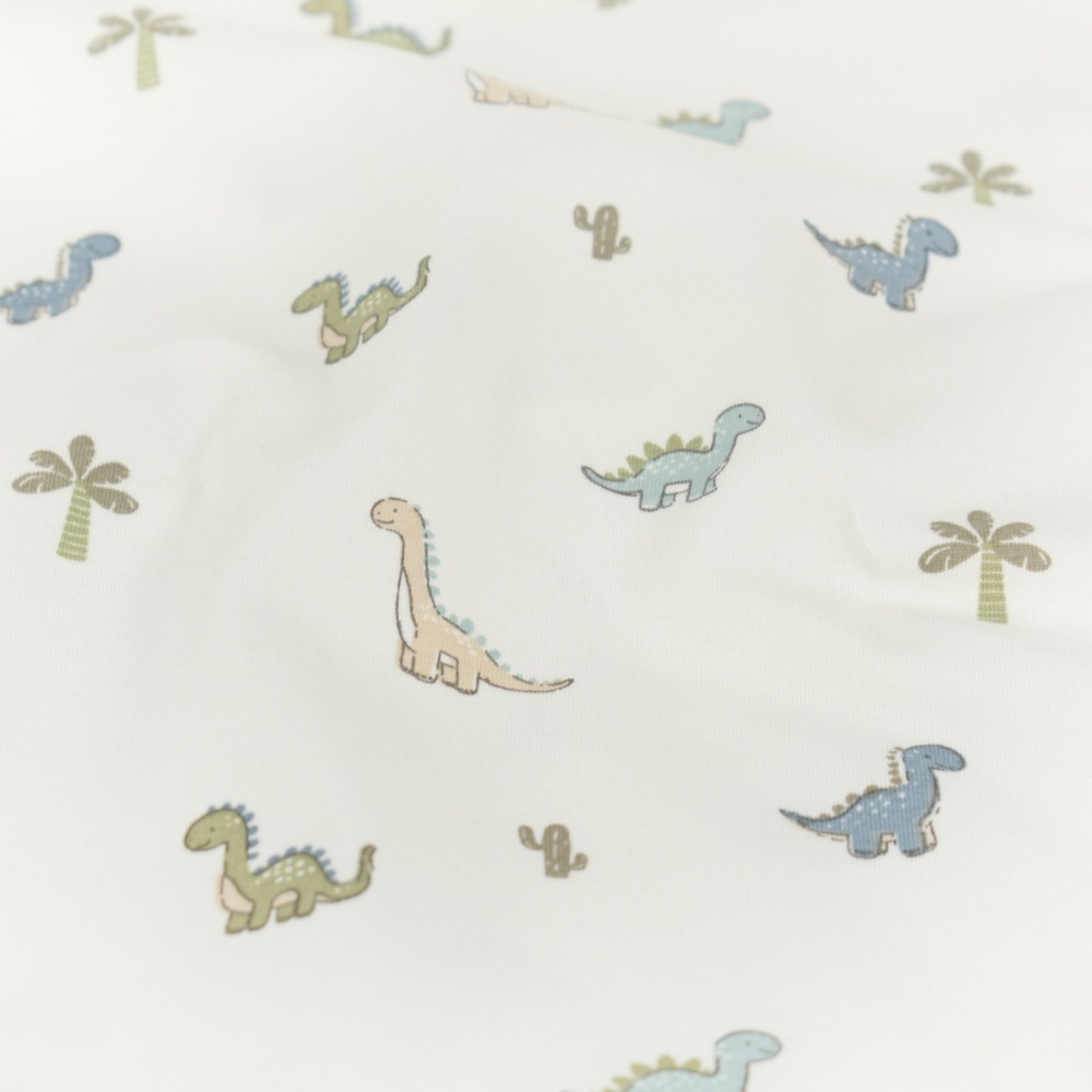 Baumwolljersey Dinos offwhite
