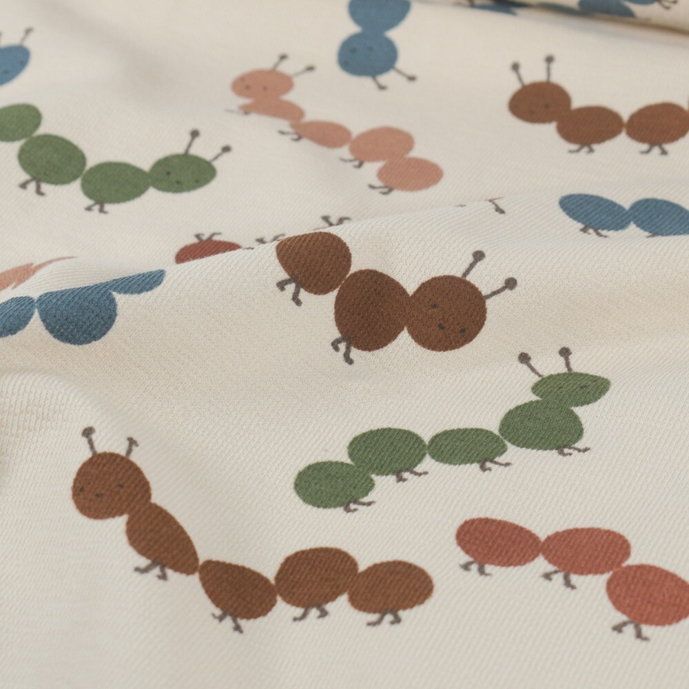 Terry krepp raupen beige