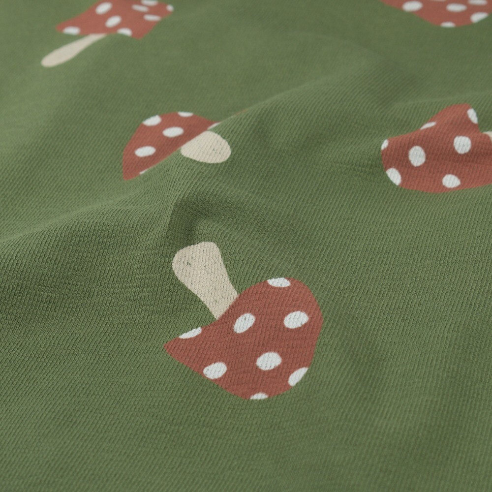 Terry krepp pilze tannengrün