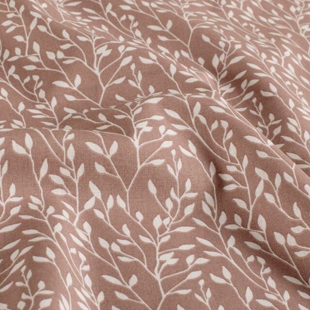 Baumwolle popeline zweige hellmauve