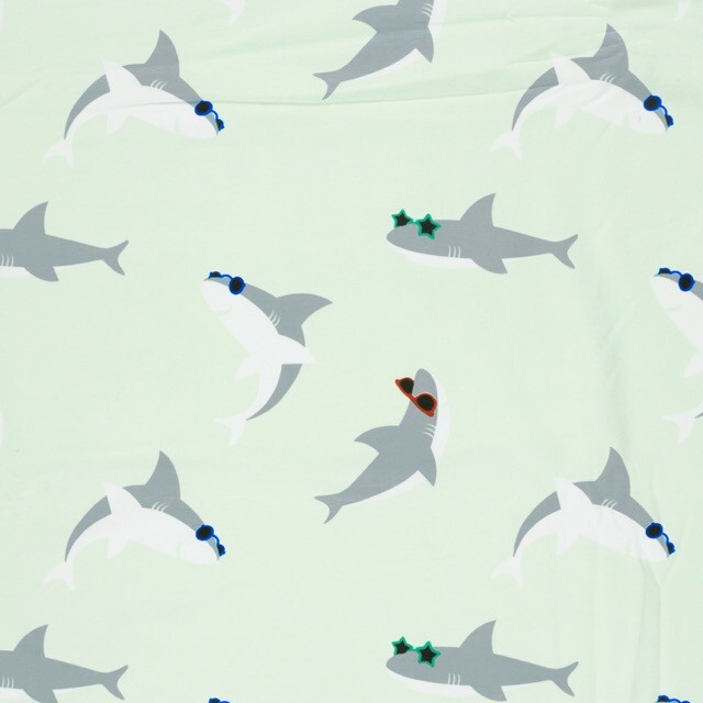 Baumwolljersey haie mint