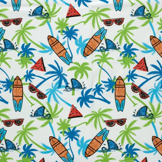 Baumwolljersey sommer offwhite