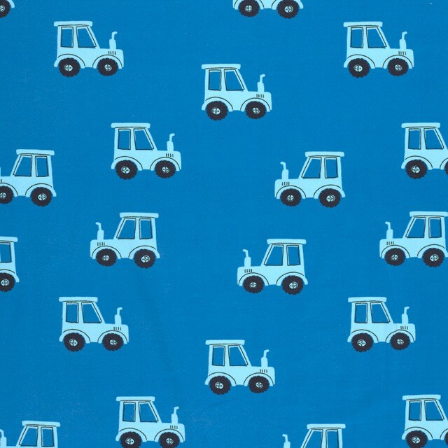 Baumwolljersey traktoren indigo