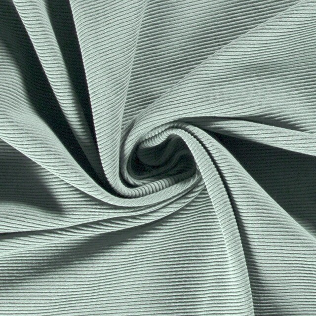 Ottoman Ripp-Jersey uni eisblau