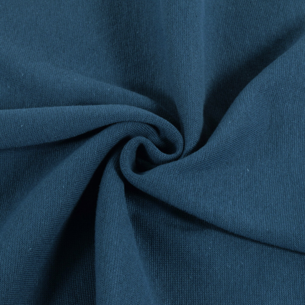 50x70cm Bündchenstoff indigoblau