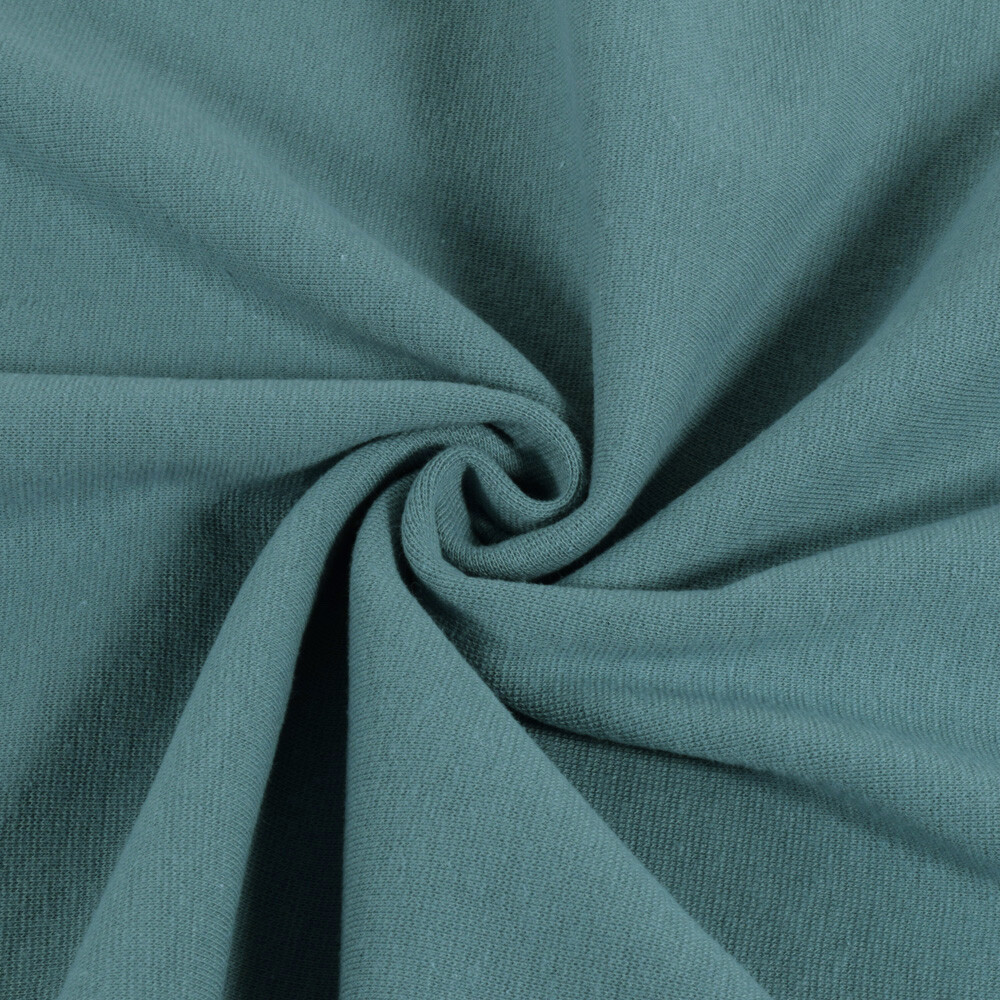 50x70cm Bündchenstoff stahlblau