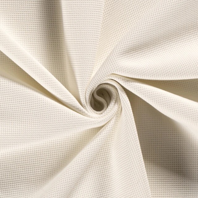Gestrickter Waffelstoff Jersey offwhite
