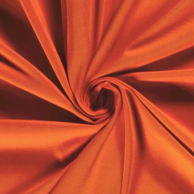 Baumwolljersey uni Orange