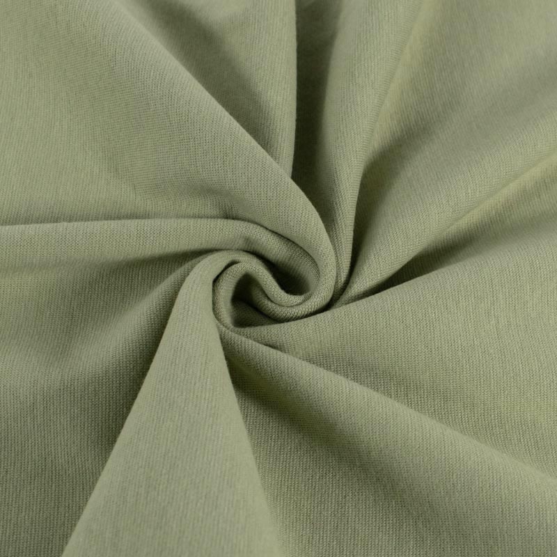 Bündchenstoff khaki grün