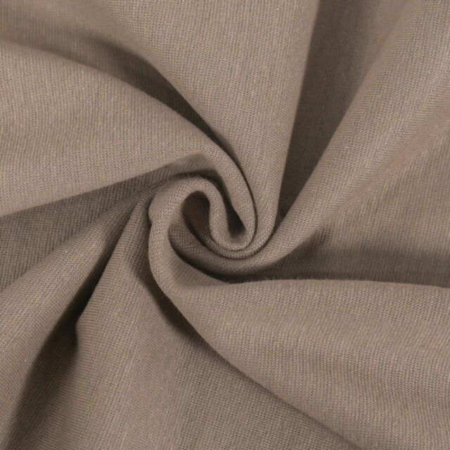Bündchen Uni, Braun Taupe
