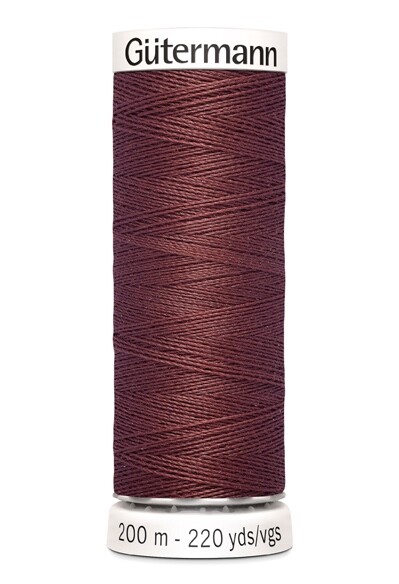 Gütermann allesnäher 200m 262 braun bordeaux