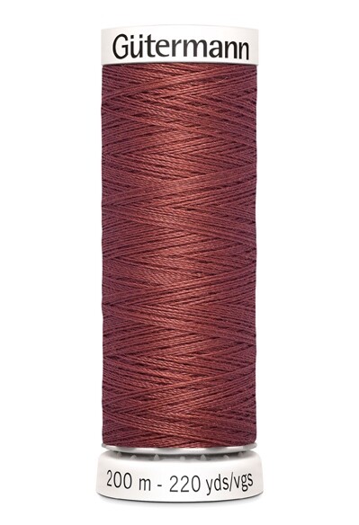 Gütermann allesnäher 200m 461 braun bordeaux