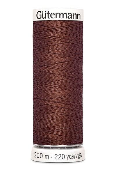 Gütermann allesnäher 200m 478 rot braun