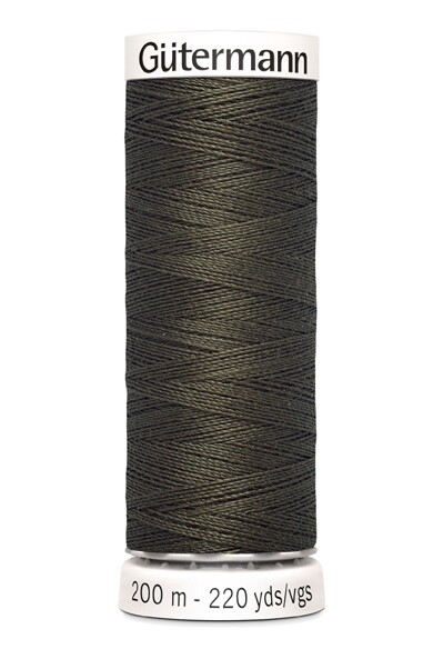 Gütermann allesnäher 200m 673 braun grün