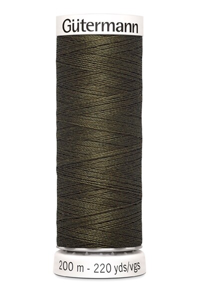 Gütermann allesnäher 200m 689 dunkel braungrün
