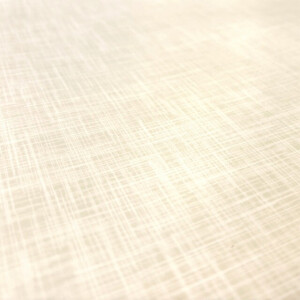 Wachstuch bedruckt Leinenmotiv beige