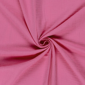 Baumwoll Musselin Uni fuchsia